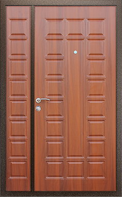 Стальная дверь «Двустворчатая» фото